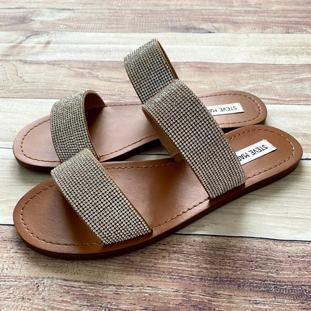 Women's Steve Madden Rage Sequin Sandal | Size 8